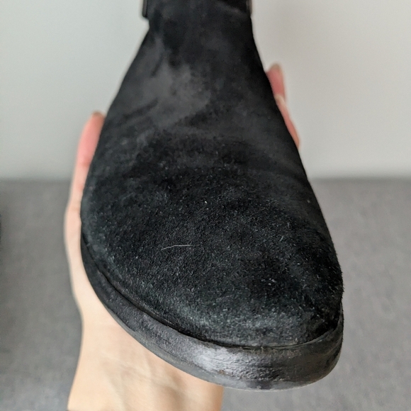 Aquatalia Farin Suede Weatherproof Ankle Boots – Black, Size 9 - Picture 8 of 13